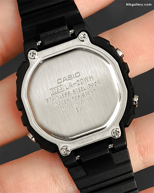ساعت کاسیو زنانه با پشت صفحه استیل ضدزنگ 