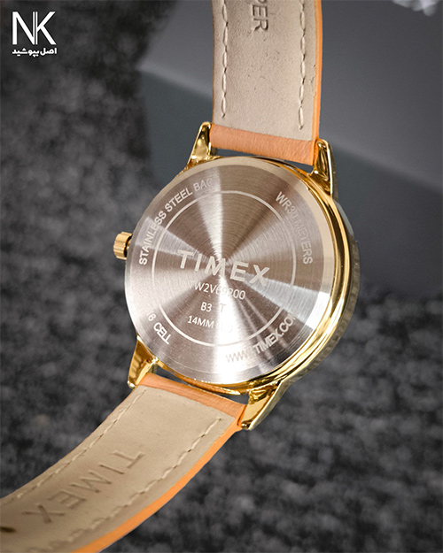 پشت صفحه ساعت زنانه تایمکس استیل ضد زنگ