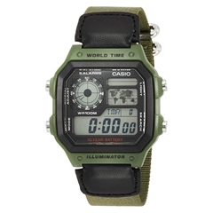 ساعت مچی کاسیو AE-1200WHB-3B - casio watch ae-1200whb-3b  