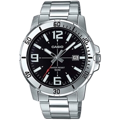 ساعت مچی کاسیو سری ENTICER کد MTP-VD01D-1B - casio watch mtp-vd01d-1b  