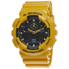 ساعت مچی کاسیو سری G-Shock کد GA-100A-9ADR - casio watch ga-100a-9adr  