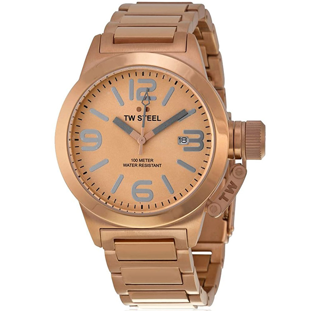 Tw steel women's 2025 rose gold watch