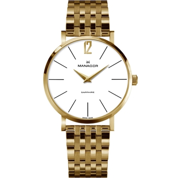 ساعت مچی منیجر MANAGER کد MAN-PS-03-GM