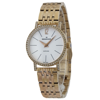 ساعت مچی منیجر MANAGER کد MAN-PS-03-RM-S