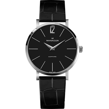 ساعت مچی منیجر MANAGER کد MAN-PS-06-SL