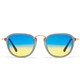 عینک آفتابی دیفرنکلین مدل ROLLER SQ / MILKY BLUE GREY - GRAD BLUE