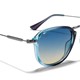 عینک آفتابی دیفرنکلین مدل ROLLER SQ / CRYSTAL BLUE - GRAD BLUE