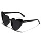 عینک آفتابی دیفرنکلین مدل Love Heart Black / Black