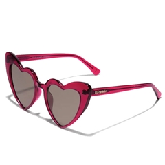 عینک آفتابی دیفرنکلین مدل Love Heart Trans Burgundy / Brown - dfranklin sunglasses dfsun020001-burg  