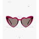 عینک آفتابی دیفرنکلین مدل Love Heart Trans Burgundy / Brown